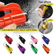 Car Emerency Tool Safety Hammer Window Breaker Emergency Escape Safety Tool Life-Saving Safety Seat Belt Cutter Keychain