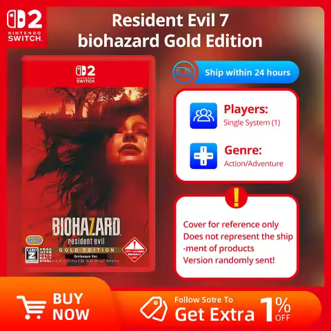 Nintendo Switch 2 Game Deals - Resident Evil 7 biohazard Gold Edition - Support TV Tabletop Palm Gam