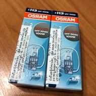 [H3 100W Brighter] Halogen Bulb H3 12V 100W (Cheaper Double Pack) Genuine Osram Brand
