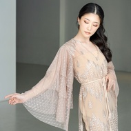 Aura Label - Alice Dress Set in Nude