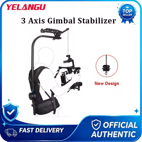 YELANGU Professional 3 Axis Gimbal Handheld Stabilizer B1 Steadycam + Secerene a Set Max Loading Wei