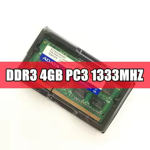 DDR3 4GB 2Rx8 PC3 10600S 1333Mhz 4G 1333 MHZ Laptop Memory Notebook Module SODIMM RAM