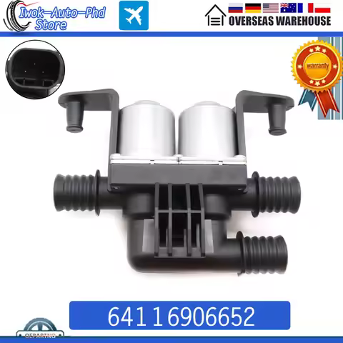 64116906652 Heater Control Valve Solenoid For BMW E60 E63 E65 E66 535i 535i xDrive 535xi 545i 550i 6