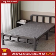 Folding Bed Single Person Simple Foldable Bed Foldable Bed with Mattress Folding Bed jrrfgh.sg
