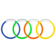 4 Pack Pool Diving Toys Water Swimming Pool Diving Rings Toys for Kids Colorful Easy to Find and Gra