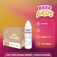 Evian Natural Mineral Water 1500ml PET