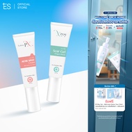 [เซตสิวยุบลดรอย] Lotion-PX Anti Acne Cream 10g (ครีมแต้มสิว) และ X-roy Scar Gel 10g (เจลลดรอย)