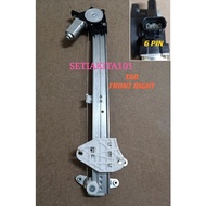 HONDA ACCORD TAO POWER WINDOW GEAR WITH MOTOR/DOOR REGULATOR AUTO/BRACKET CERMIN TINGKAP