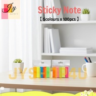 Sticky Note Memo Pad Fluorescent Note Sticker Post It Sign Here Sticky Notes