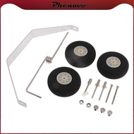 [Phenovo] Aluminum Tricycle Landing Gear Kit with Wheels For Cessna 182 RC Airplane Model
