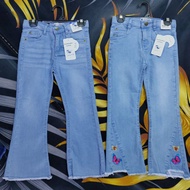 Seluar Jeans Bootcut Budak Kids Bootcut Jeans Kids Pants Unisex Adjustable