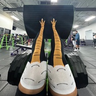 Chicken Legs Knee-High Socks White Elephant Adult Deadlift Gym Weightlift Funny Feet Silly Gag Fitne