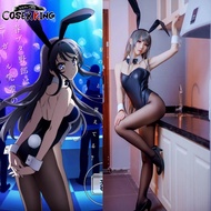 【COSER 77】Anime Cosplay Seishun Buta Yarou wa Bunny Girl Senpai no Yume o Minai Yosuga NO Sora เครื่