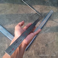 Penggaris siku L stainless steel 50x25cm OPT / penggaris tukang