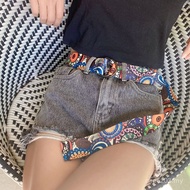 Hot ins Canvas Belt Men Women Korean Version Young People Plus Size Belt Decoration All-Match Jeans 