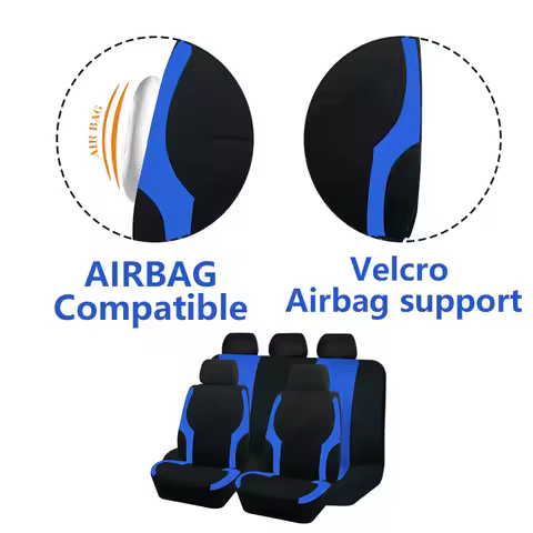Sporty 3mm Sponge Car Seat Covers Universal For Baic X35 Peugeot 208 Hongqi hs5 Nissan Kicks SUV Tru