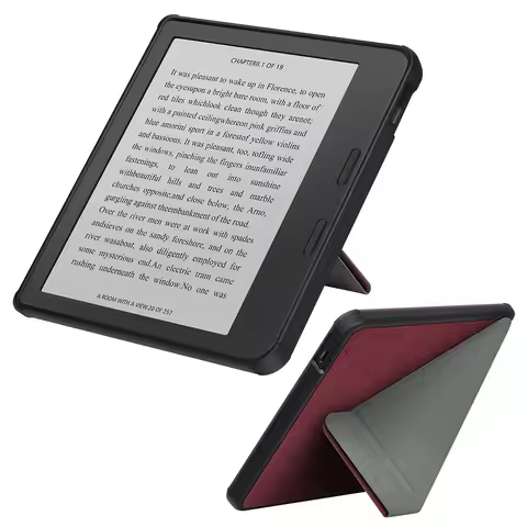 Luxury PU Leather Case For Rakuten Kobo Color/Libra 2 Folding Bracket Stand 7-inch Full Protection C