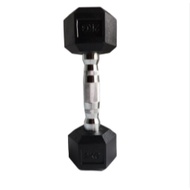 Dumbell Dumble Barbell hexagonal Rubber ROX 2 come 5 kg / (2.5 KG)