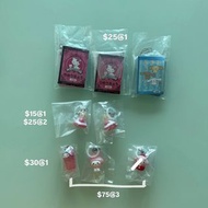 Sanrio 扭蛋 My Melody, Cinnamoroll, Charmmy Kitty