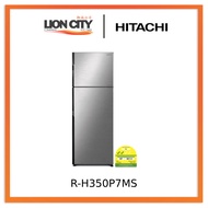 Hitachi R-H350P7MS - BSL / BBK 290L 2-Door Top Freezer Refrigerator - Brilliant Black R-H350P7MS