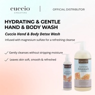 Cuccio Hand & Body Detox Wash | Hydrating Body Wash Milk & Honey / Pomegranate Fig | 8oz 32oz