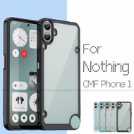 For Nothing CMF Phone 1 Case Nothing CMF Phone 1 Cover Luxury Clear PC + TPU Shockproof Silicone Pho