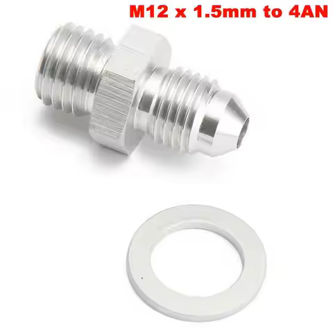 High Quality Turbo Oil Feed Adapter AN-4 Fitting Aluminum for VOLVO SAAB TD04L TD04H Replacement