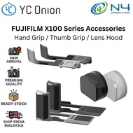 YC ONION FUJIFILM X100 Series Accessory Lens Hood/Thumb Grip/Hand Grip Compatible for FUJIFILM X100V