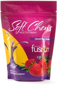 Bariatric Fusion Bariatric Multivitamin Soft Chew | Mixed Berry Fruit Flavor Chewy | Sugar Free Chew
