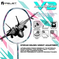 FELET AIRLIGHTER 58 9U 58 gram / AIRLIGHTER 58 VERSION 2 8U 67gram Badminton Racket 100% Original by