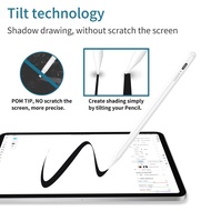 ปากกา ipad For iPad Pencil with Palm Rejection,Active Stylus Pen ปากกา ipad for Apple Pencil 2 1 iPad Pro 11 12.9 2020 2018 2019 Air 4 7th 8th 애플펜슬 Flat tube Green