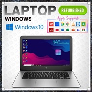 (Refurbished) HP 14 G4 Windows Laptop / 14" inch Display / Intel Celeron / 4GB RAM / 16GB or 32GB SS