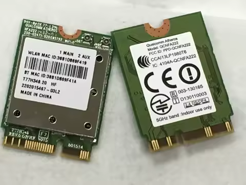 NEW Wireless Card For Atheros QCNFA222 AR5BWB222 802.11a/b/g/n 2.4GHz/5GHz NGFF Wifi For Bluetooth4.