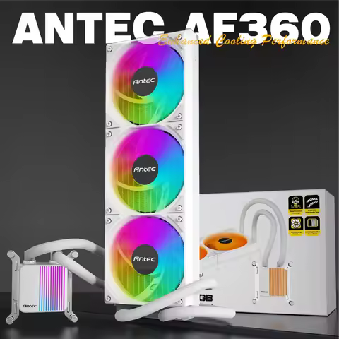 Antec AF360/240 CPU All-In-One Water-Cooled Radiator 120mm ARGB 4PIN Fan For Intel LGA 115X 1700 201