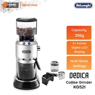 Delonghi KG521.M Dedica Burr Coffee Grinder 170g Fully Digital LCD Display 3 Grind Settings - KG521 