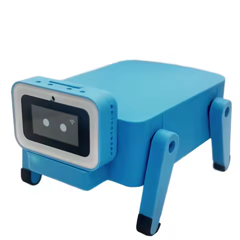 Robot Dog Deepseek Bean Bag AI Intelligent Dialogue Chat Lifelike Electronic Desk Pet Children Gift