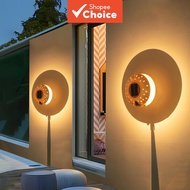 Solar LED Outdoor Rechargeable Wall Lamp Lampu Dinding LED Solar Boleh Cas Semula