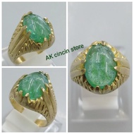 Cincin  Batu  Zamrud  Asli