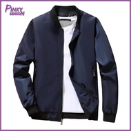 Yoewre Men Coat Solid Color Winter Jacket Mens Fall Winter Stand Collar Zip Up Cardigan Jacket Light
