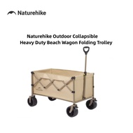 Naturehike Outdoor Collapsible Wagon Garden Folding Cart for Camping Shopping Hiking Picnic Heavy Du