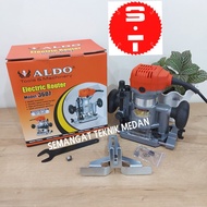 3607 Mesin Hand Trimmer Mini Profil Router Tangan Dudukan 1/4" Aldo