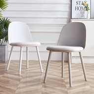 【SG Sellers】Dining Chair Flannel Dining Chair  Home Dining Chair  Living Room Leisure Chair Waterproof Wear Resistant And Easy To Clean