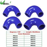 UXCELL 135 Degrees 45mm 48mm 51mm 57mm 60mm 63mm 65mm 68mm ID Car Silicone Hose Coupler Coolant Inte