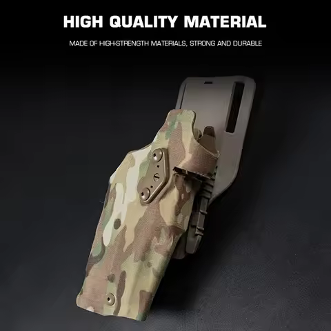 6354DO Tactical Pistol Holster for Glock 17/19 with X300/X300U Flashlight Airsoft -832 ALS Quick Rel