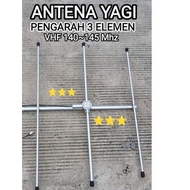 ANTENA YAGI PENGARAH VHF 3 ELEMEN