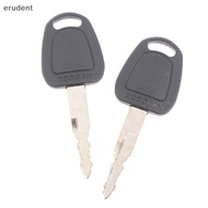 erudent 2 Pcs F900 Ignition Start Switch Door Lock Key For Doosan Daewoo DX80 Excavator new