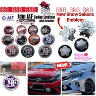 Universal JAF Japan Automobile Federation Front Grill Badge Car JDM Emblem JAF DAIHATSU  Kancil Mira