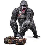 Gorilla King Kong Toys with Realistic Rock Action Figure Rampage Gorilla Fight Mode Gorilla Ape Soli