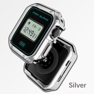 กรอบนาฬิกาสำหรับ Apple สายนาฬิกาข้อมือเคส9 8 7 6 SE 5 4 3 2 1 45มม. 42มม. 41มม. 38มม. TPU ใสนุ่มปกป้องหน้าจอสำหรับ Apple Watch Ultra 4 3 44มม. 40มม. 49มม.