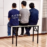 Simple Folding Table Rectangular Training Table Stall Table Outdoor Study Desk Conference Long Table